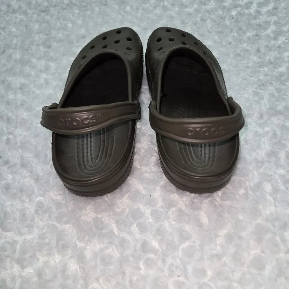 Crocs Classic Brown Slip On Comfort Clogs Unisex Mens 12
